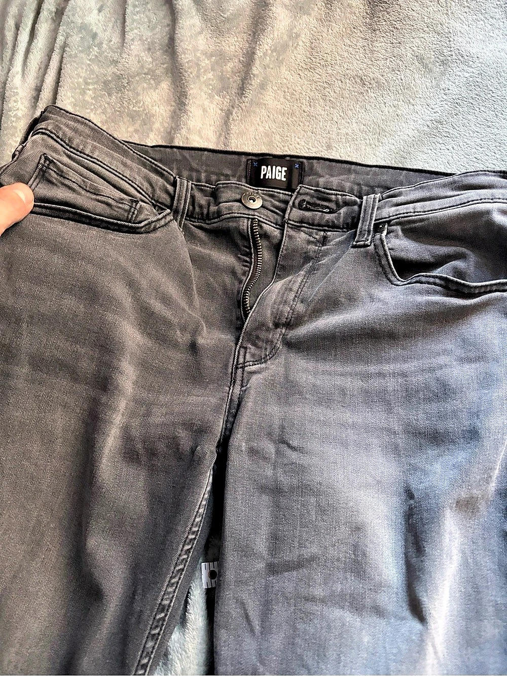 PAIGE Federal Slim straight Jeans in Gray Waist 32